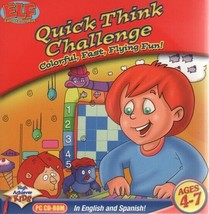 Quick Think Challenge (Ages 4-7) (PC-CD, 2008) for Windows -NEW in Retail Sleeve - £3.16 GBP