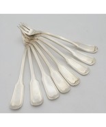 1847 Rogers IS Silver Plate Flatware Cocktail Fork Threaded Set of 8 Rar... - $49.99