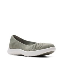 Clarks Women&#39;s Adella Moon Loafer Olive Knit 66958 - £47.90 GBP