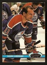 Edmonton Oilers Mark Messier 1991 Topps Stadium Club Hockey Card # 111 - £0.39 GBP