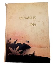 Vintage 1934 Olympia High School Olympia Washington Yearbook Olympus - £21.37 GBP