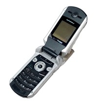 Motorola V276 Verizon Flip Cell Phone Black/Silver CDMA Cam Compact 2G Grade C - $12.18