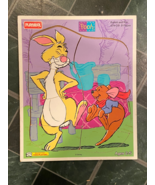 Playskool Wooden Puzzle Winnie The Pooh Rabbit &amp; Roo 8 Pieces *Pre-Owned... - $349.46 MXN