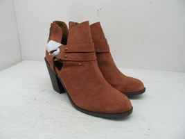 Rampage Women&#39;s Vineyard Boot Rust Faux Suede Size 7.5M - $21.37