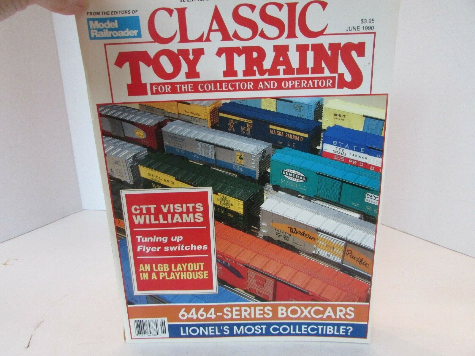 CLASSIC TOY TRAINS MAGAZINE JUNE 1990 ISSUE KLINE &amp; LIONEL ADVERTISING S... - $5.65