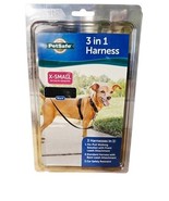 PetSafe 3 in 1 Harness X-Small 10-20 LBS 13-19&quot; Girth 9-14&quot; Neck Car Res... - €18,57 EUR