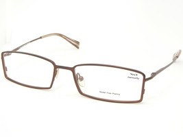 You&#39;s Eyeworks 392 15 BROWN EYEGLASSES GLASSES METAL FRAME 54-16-145mm (... - $19.45 CAD