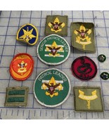 Vintage Boy Scout Patches Rank Patrol Leader Pins 1970s - $26.73