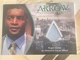 Arrow Season 1 Wardrobe Card M24 Roger Cross as Detective Lucas Hilton - $65.34