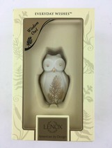 Lenox Everyday Wishes Wisdom Owl Bisque Figurine - $387.52 MXN