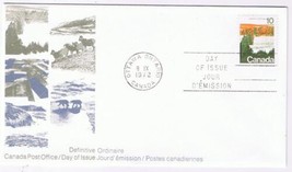 Canada First Day Cover 10 cent Definitive Forests &amp; Lakes Single - £1.69 GBP