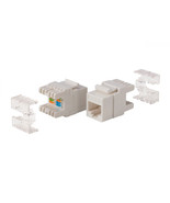 Monoprice 15695 MONOPRICE CAT6 RJ-45 180-DEGREE PUNCH DOWN KEYSTONE JACK... - $31.75 CAD