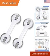 Grab Bars for Shower, 12 Inch Shower Handle Strong Suction Shower Grab B... - $34.75