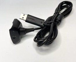 OEM Black Xbox 360 Play And Charge Kit Controller USB Charging Cable Plug - £3.66 GBP