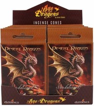 Yoga Meditation Desert Dragon Fragranced Incense Cones Pack of 12 by Anne Stokes - £21.57 GBP