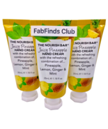 The Nourish Bar Juicy Pineapple Hand Cream Sealed 3.54oz (3x1.18oz) Trav... - $255.28 MXN