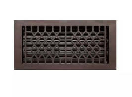 New Oil Rubbed Bronze 8&quot; x 12&quot; Antique Style Cast Iron Wall Register by ... - £62.86 GBP