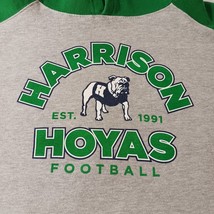 Badger Sport Harrison Hoyas Football Men's Gray & Green Pullover Sweatshirt XL image 7