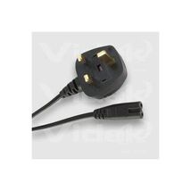 Videk Figure 8 F to UK Mains Plug 1.8 metre Power Cable  - $28.00