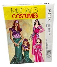 McCalls M5498 Costumes Girls 3 to 8 Mermaid Goddess more Pattern Uncut - £9.45 GBP