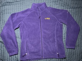 LSU Tigers Columbia Polar Fleece Full Zip Embroidered Jacket  Youth XL - £14.24 GBP