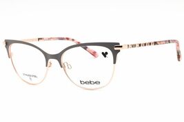 Bebe BB5224 020 Grey Eyeglasses New Authentic - $25.71