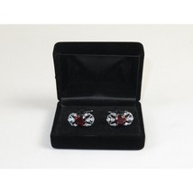 Men J.Valintin Cufflinks by Vitorofolo for French Cuff Shirt V39-48 Wine Silver image 3