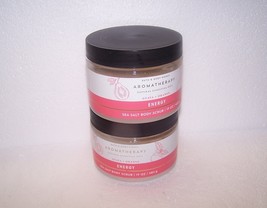 Bath &amp; Body Works Aromatherapy Guava &amp; Orange Sea Salt Body Scrub 17 oz x2 - $29.99