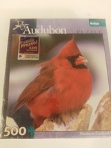 Buffalo Games Audubon Northern Cardinal III 529 Piece Jigsaw Puzzle 18&quot; ... - $49.99