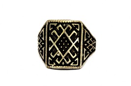 Unisex Celtic Symbol Ring, Open and Adjustable Tribal Ring, Legendary Jewelry - £12.67 GBP