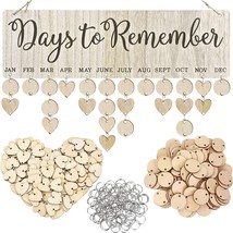 Family Birthday Board: Diy Wooden Calendar Wall Hanging Birthday Reminde... - $35.99