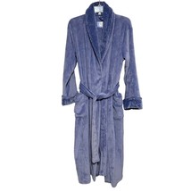 Carole Hochman Womens Sleepwear Robe Lilac Purple Large Fleece Waist Tie Pockets - £18.67 GBP