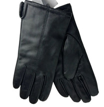 Nordstrom Black Leather Gloves New Size M - £23.45 GBP