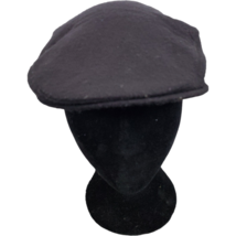 Manias Newsboy Cabbie Flat Hat Cap Men&#39;s Size Large Black Timberland Woo... - £10.85 GBP