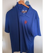 Authentic New York Mets TX3 Cool Dark Blue Polo Shirt Mens Size XL - $17.89