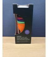 Starbucks Halloween Glow In The Dark 16oz Reusable Hot Cup &amp; Lid 6 Set N... - $25.74