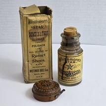 Whittemore&#39;s &quot;STAR&quot; Cleaner and Polisher Bottle and Original Box Russet ... - £54.74 GBP