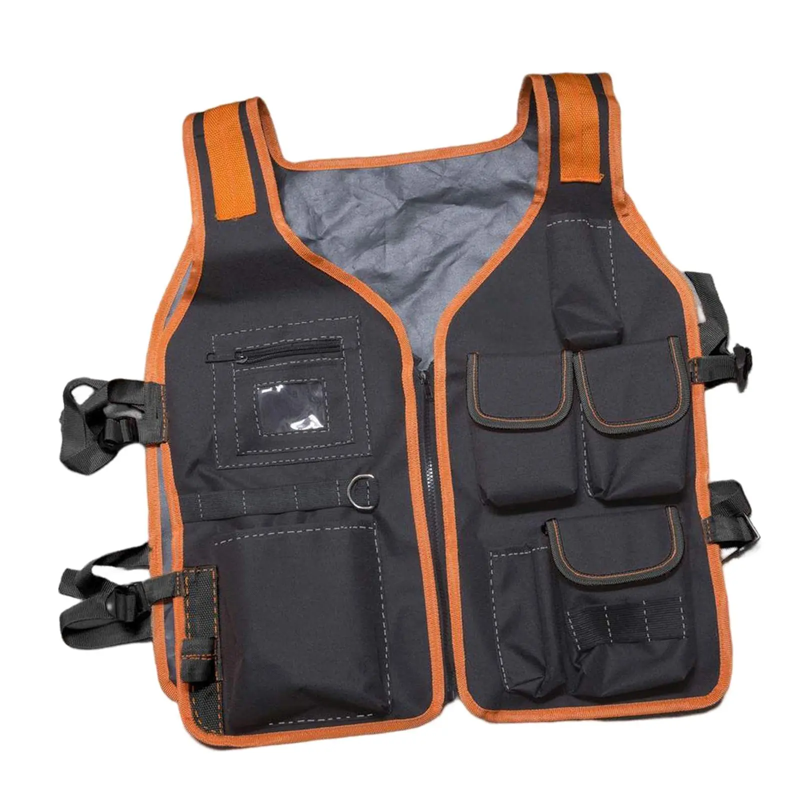 Ox Cloth Tool Vest with Adjustable  Straps Tool Vest Multi-Pocket Adjustable Too - $68.71