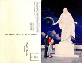 Utah(UT) Salt Lake City Temple Square Jesus Bertel Thorvaldson Vintage Postcard - £7.39 GBP