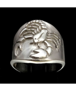  Sterling silver Scorpio ring Zodiac Horoscope symbol Water Star sign hi... - $115.45 CAD