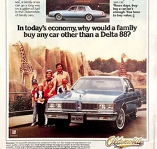 Oldsmobile Delta 88 V6 V8 Diesel 1980 Advertisement Vintage Automotobilia DWEE24 - £23.58 GBP