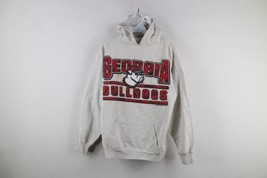 Vtg 90s Womens L Distressed Spell Out University of Georgia Bulldogs Hoodie USA - £63.26 GBP