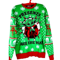 Star Wars Yoda Men&#39;s Christmas Sweater Cotton Acrylic Size Medium - £21.48 GBP