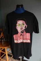 American AF Men&#39;s Black Rocketman Short Sleeve T-Shirt ~XL~ - £9.54 GBP