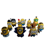 10 Pcs Minions Action Figures Toys 3D Eye Despicable Me Classic Toys Gif... - $41.55 CAD