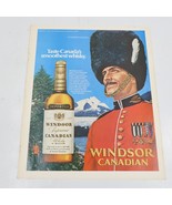 1972 Windsor Canadian Whisky Pall Mall Filter Tip Cigarettes Print Ad 10... - £6.27 GBP