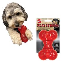 SPOT Play Strong Bone- Durable TPR Long Lasting Dog Chew for Aggressive Chewers, - $12.82