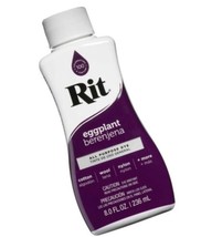 Rit All-Purpose Liquid Fabric Dye, Eggplant Purple, 8 Fl. Oz. - £4.65 GBP