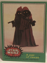 Vintage Star Wars Trading Card Green 1977 #257 A Pair Of Jawas - £1.97 GBP