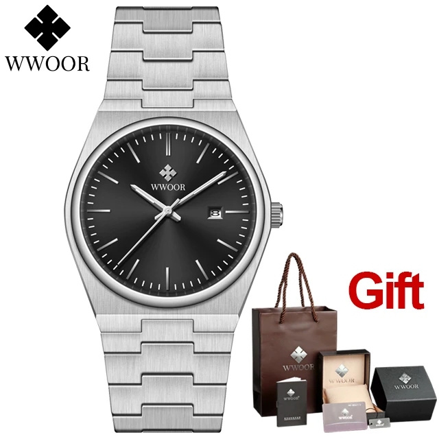 Mens Watches  Luxury Quartz Watch For Men Automatic Date Stainless steel 5Bar Di - £59.95 GBP